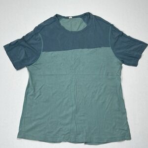 Lululemon Shirt Mens Small Athletic Tee T-Shirt Lightweight Colorblock Performan